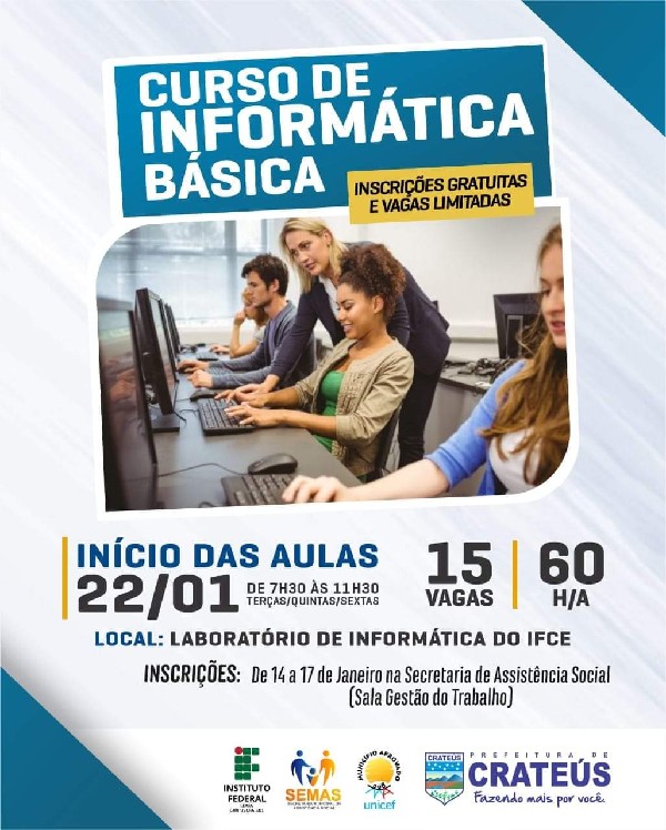 Curso de Informática Básica Online e Gratuito