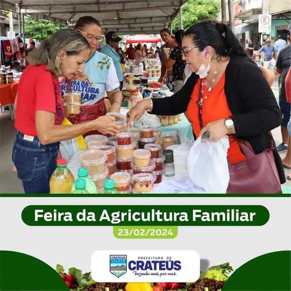 FEIRA DA AGRICULTURA FAMILIAR - SECRETARIA DE NEGÓCIOS RURAIS
