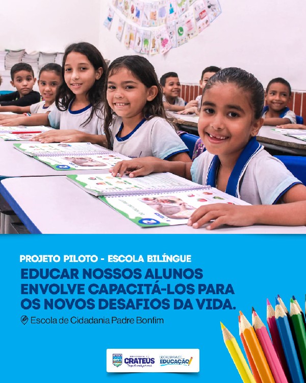 PROJETO ESCOLA BILÍNGUE - SECRETARIA DE EDUCAÇÃO