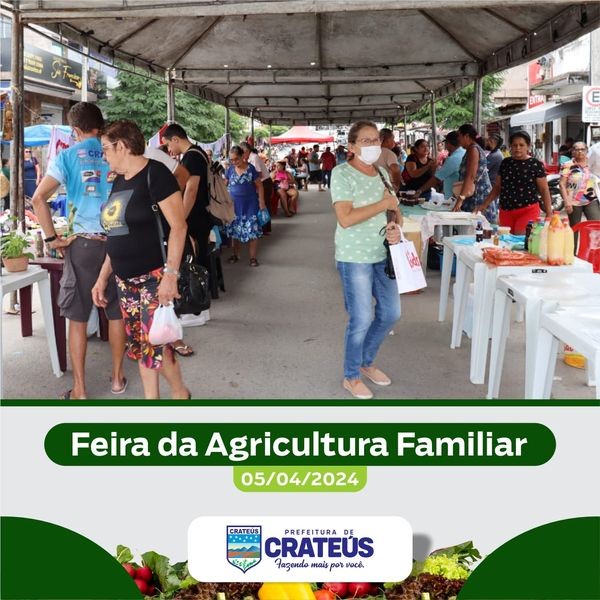 FEIRA DA AGRICULTURA FAMILIAR - SECRETARIA DE NEGÓCIOS RURAIS