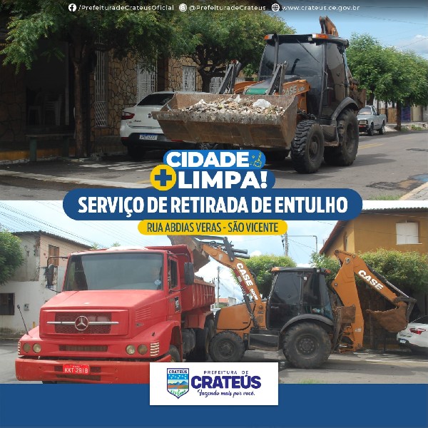 RETIRADA DE ENTULHO - SECRETARIA DE INFRAESTRUTURA