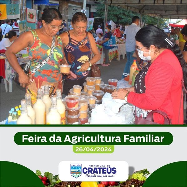 FEIRA DA AGRICULTURA FAMILIAR - SECRETARIA DE NEGÓCIOS RURAIS