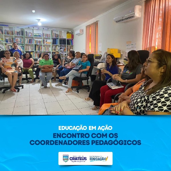 ENCONTRO DOS COORDENADORES PEDAGÓGICOS - SECRETARIA DE EDUCAÇÃO