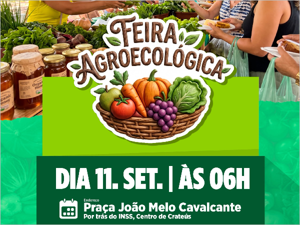 FEIRA AGROECOLÓGICA DE CRATEÚS