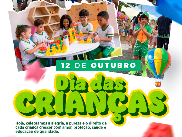 12 DE OUTUBRO | DIA DAS CRIANÇAS!